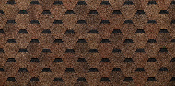 Гибкая черепица  Коллекция "Шестигранник"