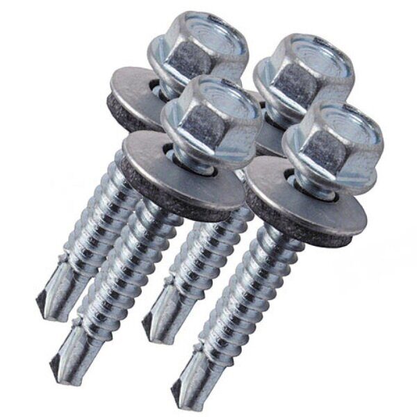 Саморезы кровельные 4,8 х 29 оцинкованные